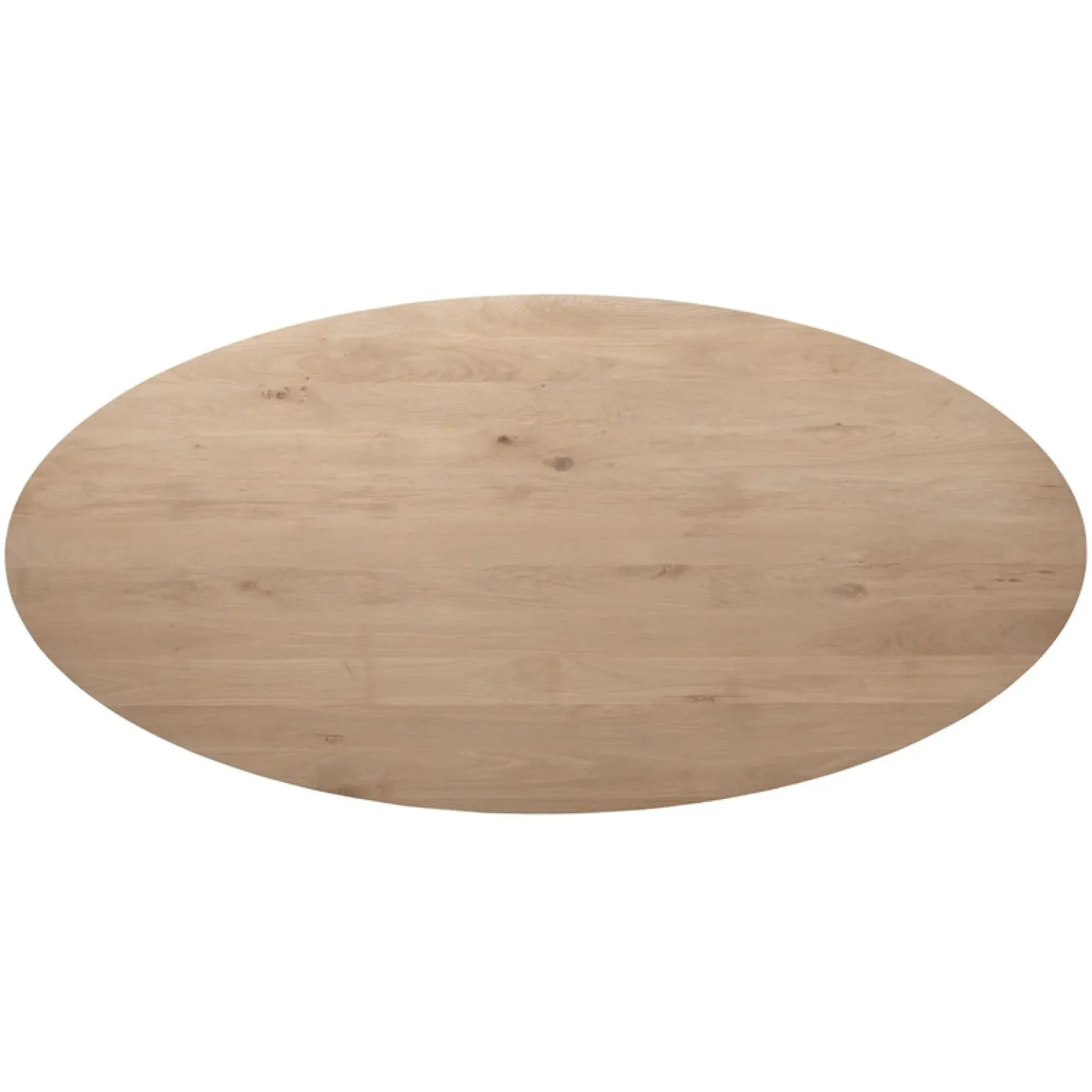 Eettafel Tavolo Eikenhout 260x125 cm ovaal naturel grijs