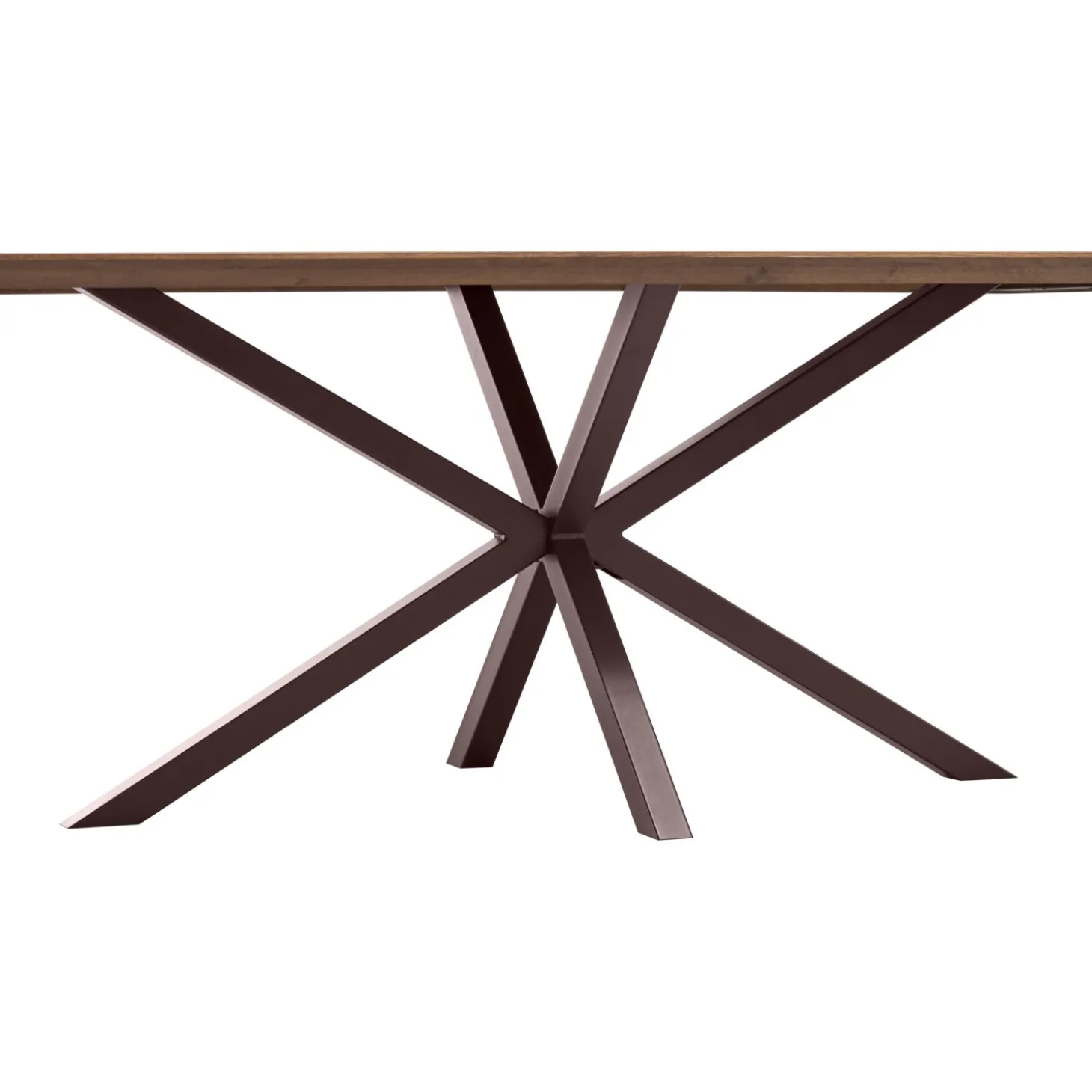 Eettafel Tavolo Eikenhout 200x100 cm rechthoekig donkerbruin