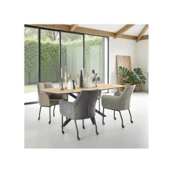 Eettafel Tesino 200x100 cm Deens ovaal