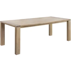 Eettafel Valvola 220x100 acaciahout smoked brown