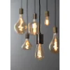 E27 Ledlamp Luce Amber 4 Watt 6,5 cm hoekig