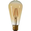 E27 Ledlamp Luce Amber 4 Watt 6,4 cm hoekig
