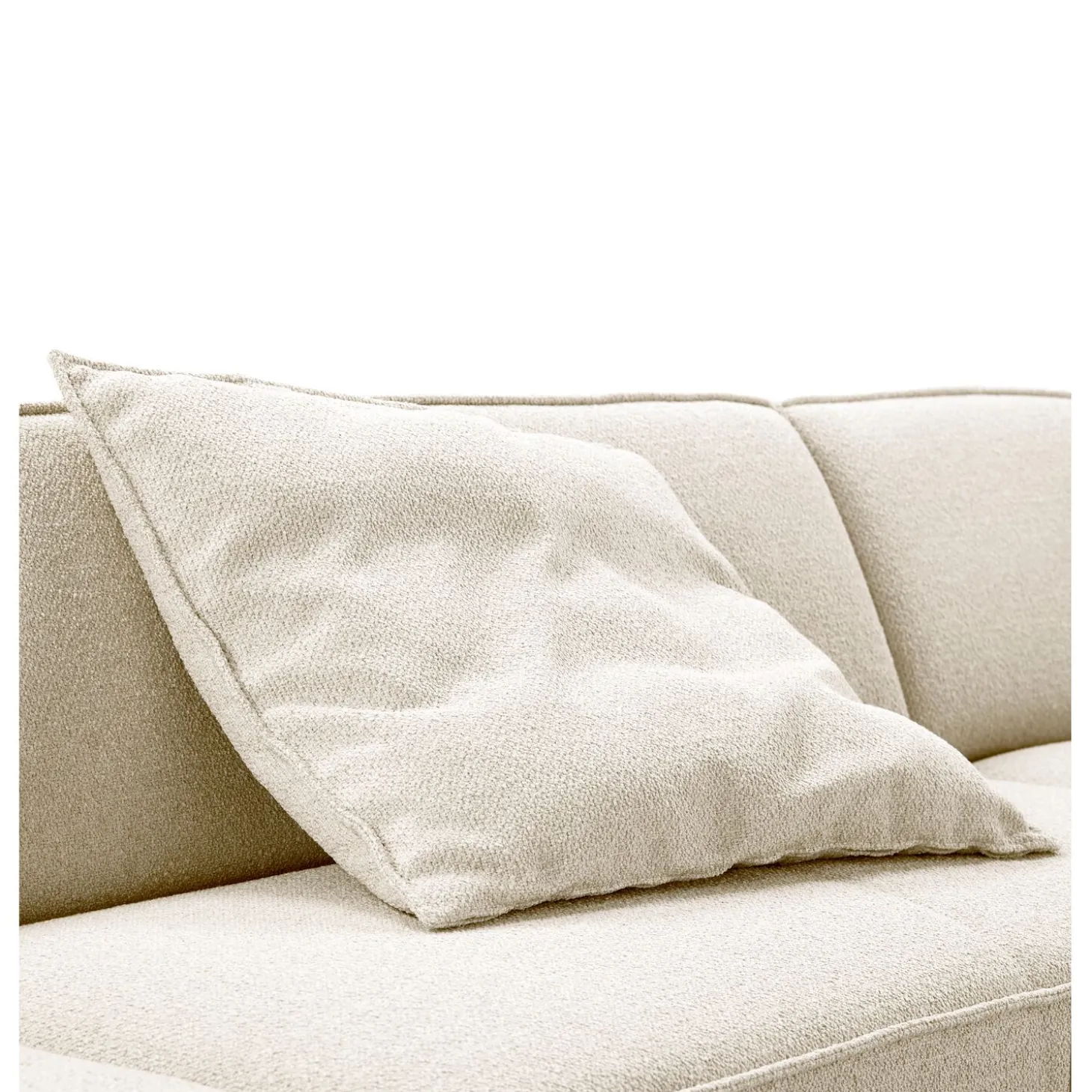 Elementenbank links Baricci Ecru breed premium comfort
