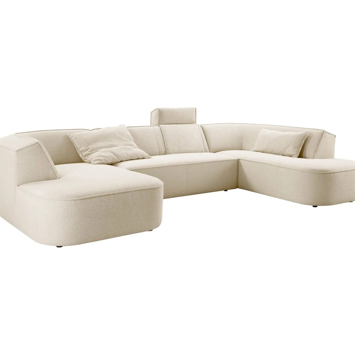 Elementenbank links Baricci Ecru breed premium comfort