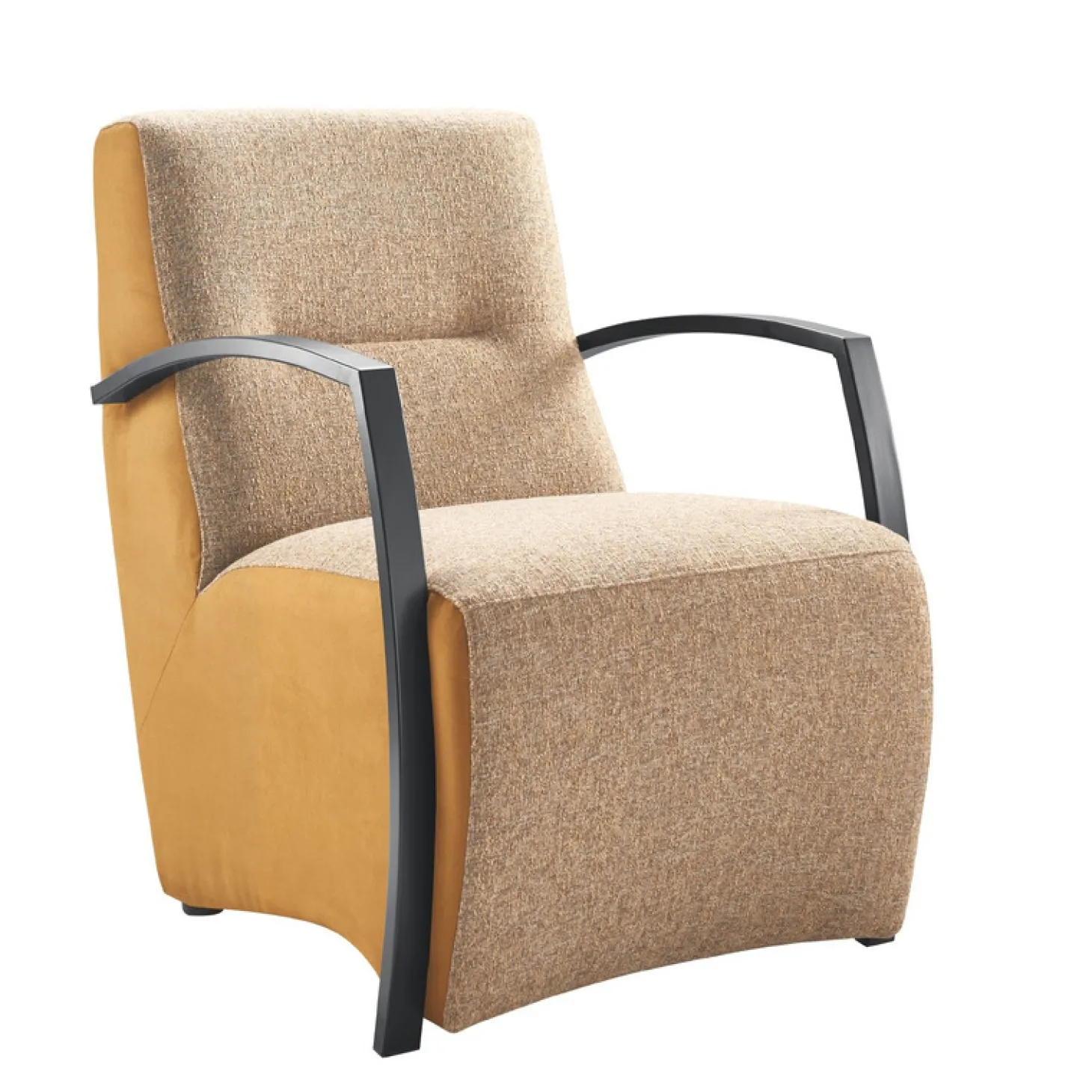 Fauteuil Metal Caramel bronze