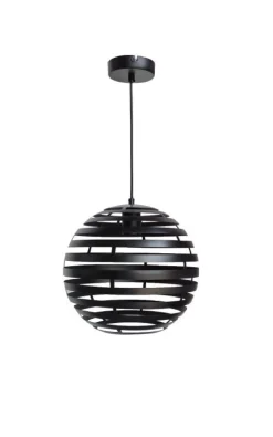 Hanglamp Fiorenza Ø 30 cm zwart staal