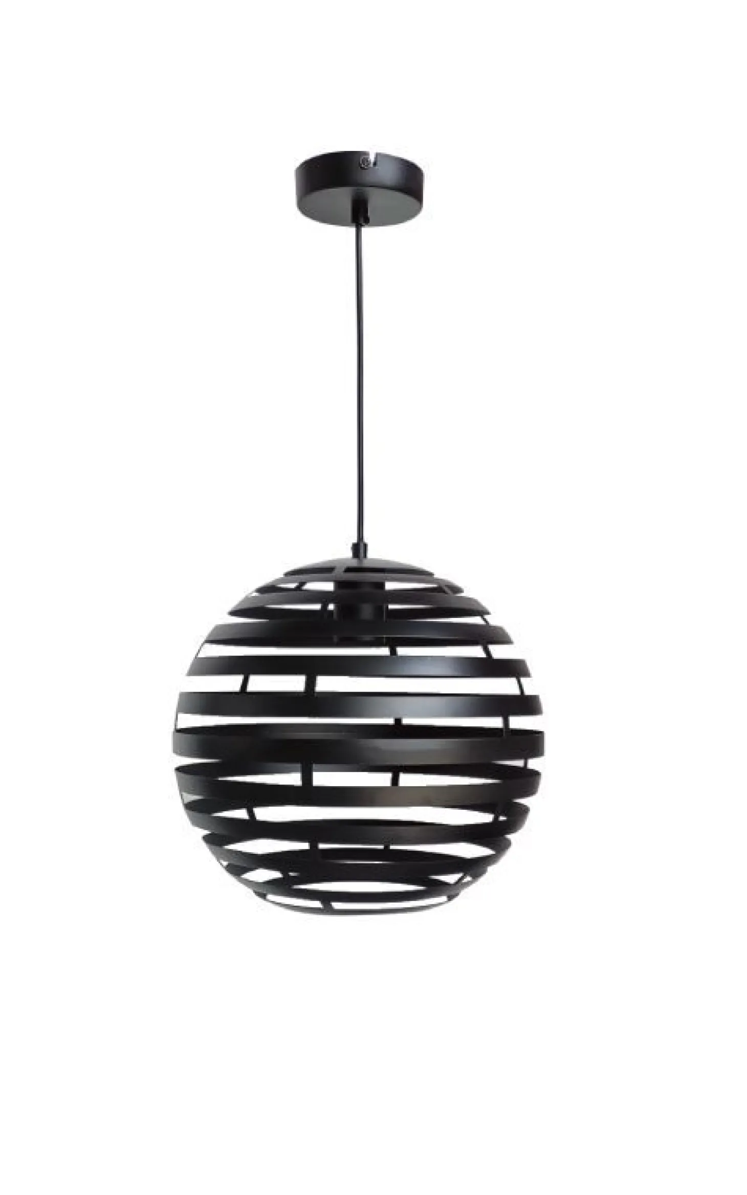Hanglamp Fiorenza Ø 30 cm zwart staal