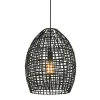 Hanglamp Orcia Rond 40 cm rotan zwart