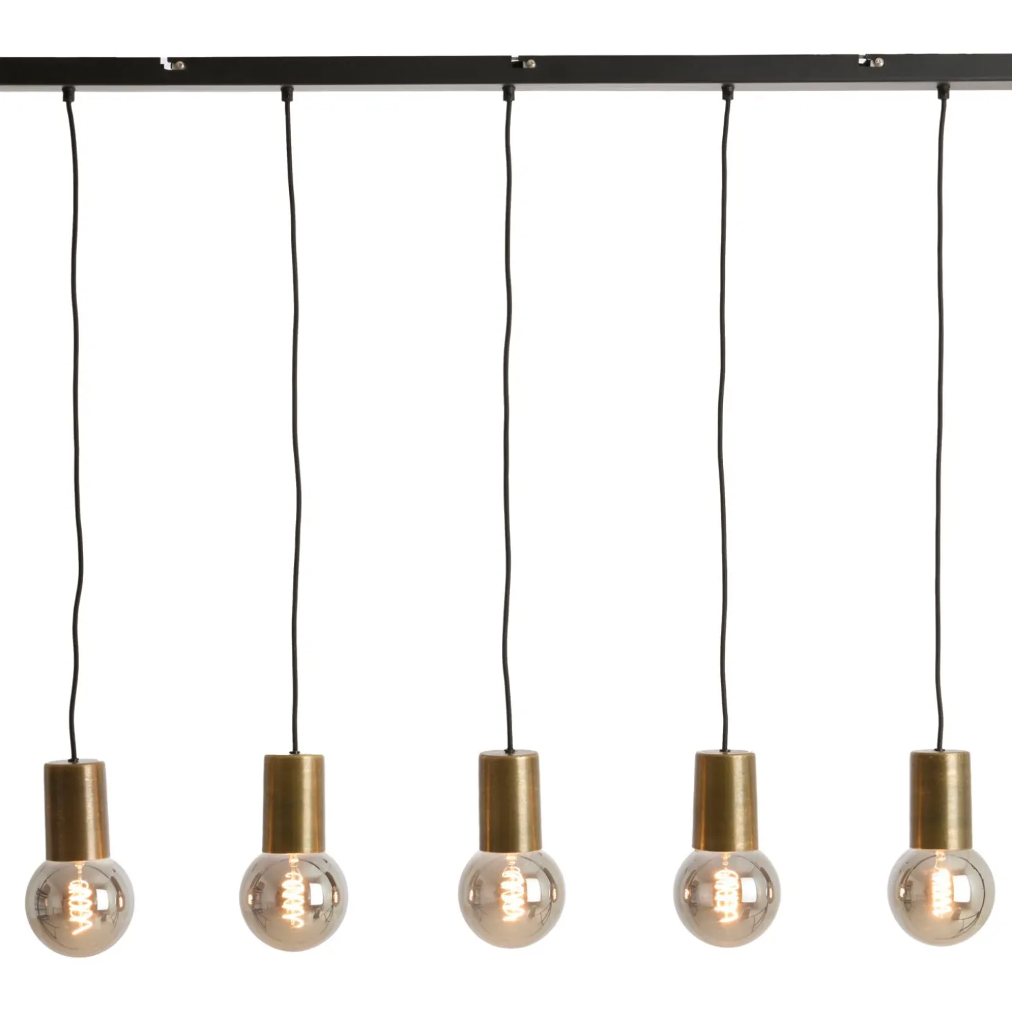 Hanglamp Trecate Ruw antiek brons 5-lichts