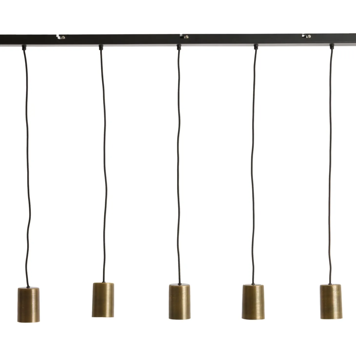Hanglamp Trecate Ruw antiek brons 5-lichts