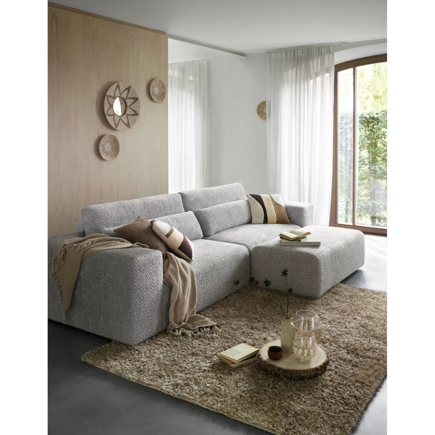 Hocker Lombardy Grijs