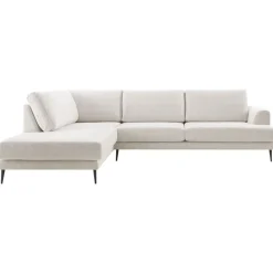 Hoekbank links Ansio Beige basic comfort