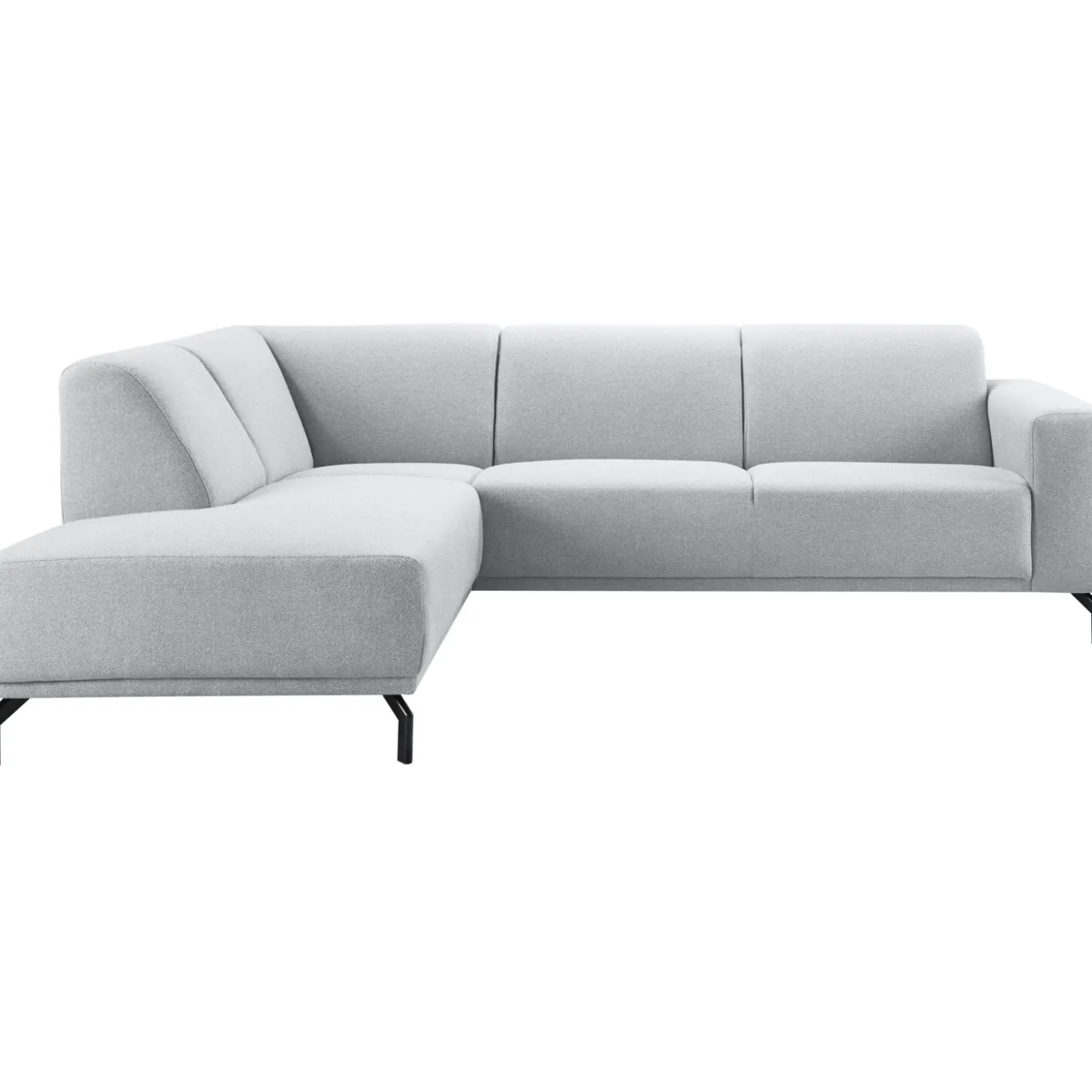 Hoekbank links Bellanti Lichtgrijs basic comfort