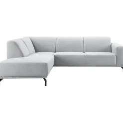 Hoekbank links Bellanti Lichtgrijs premium comfort