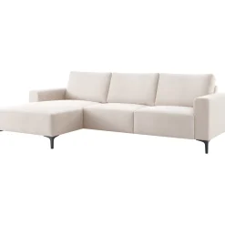 Hoekbank Links Fabria Beige basic comfort