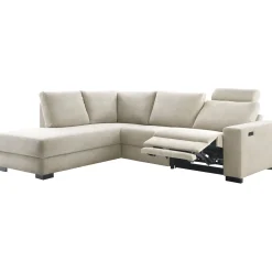 Hoekbank links Florance HR koudschuim beige relaxfunctie