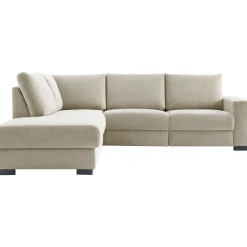 Hoekbank links Florance HR koudschuim beige relaxfunctie