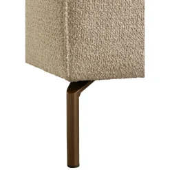 Hoekbank links Linoza Taupe supreme comfort
