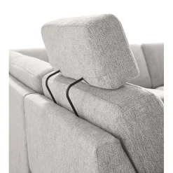 Hoekbank links Muscolo Grijs relaxfunctie premium comfort