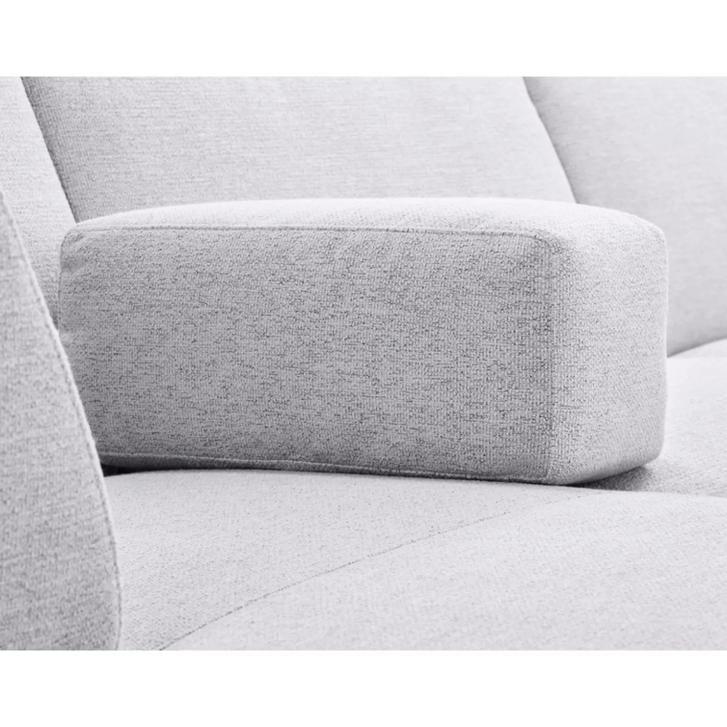 Hoekbank links Pantini Lichtgrijs basic comfort