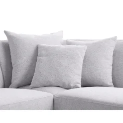 Hoekbank links Pantini Lichtgrijs excellent comfort