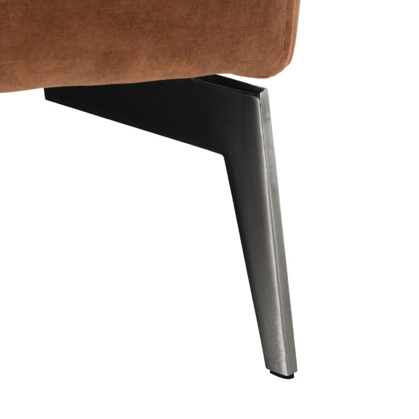 Hoekbank links Pomonte Velvet bruin basic comfort