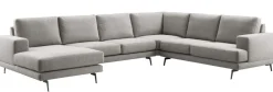 Hoekbank rechts Acante Grijs basic comfort