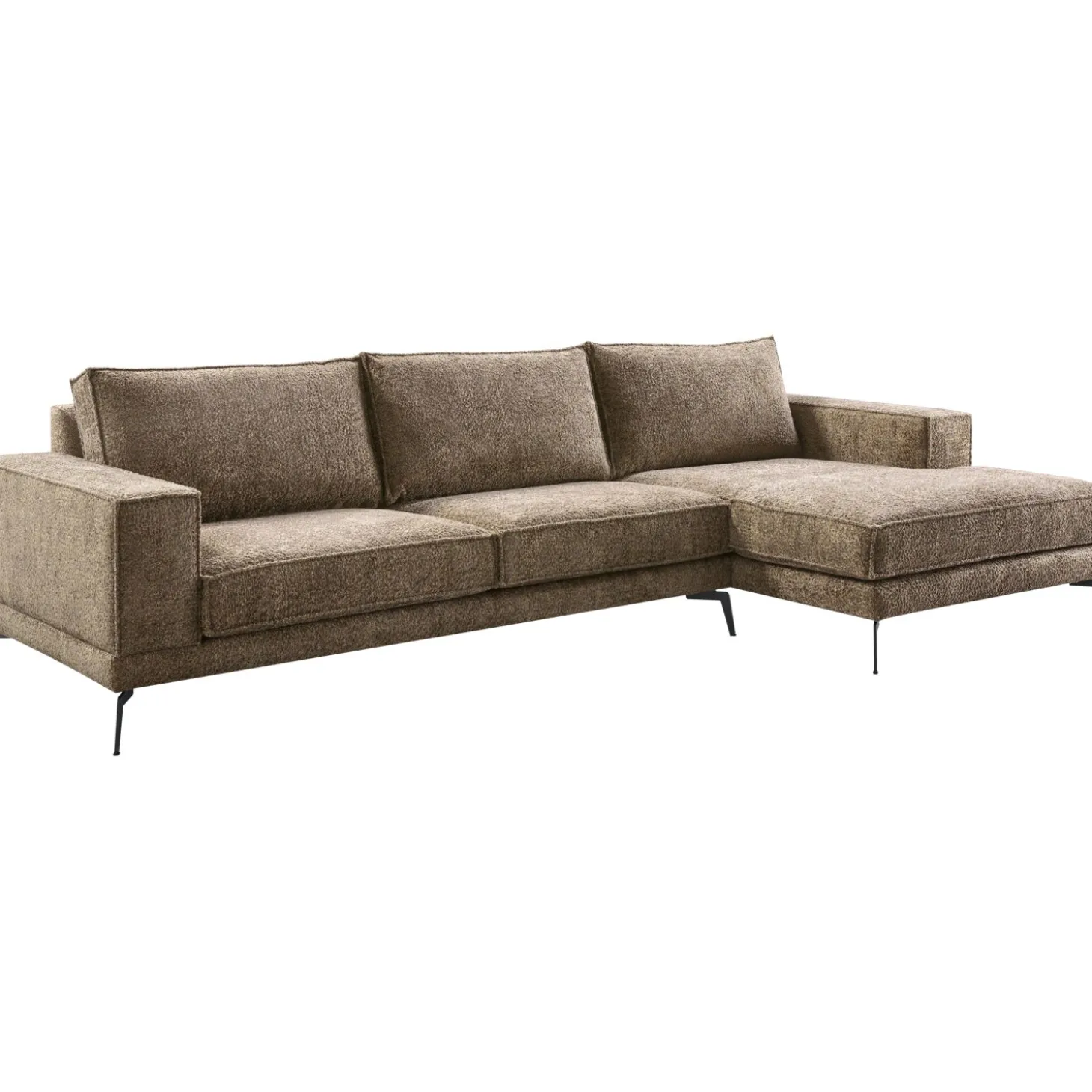 Hoekbank rechts Andelo Bruin premium comfort
