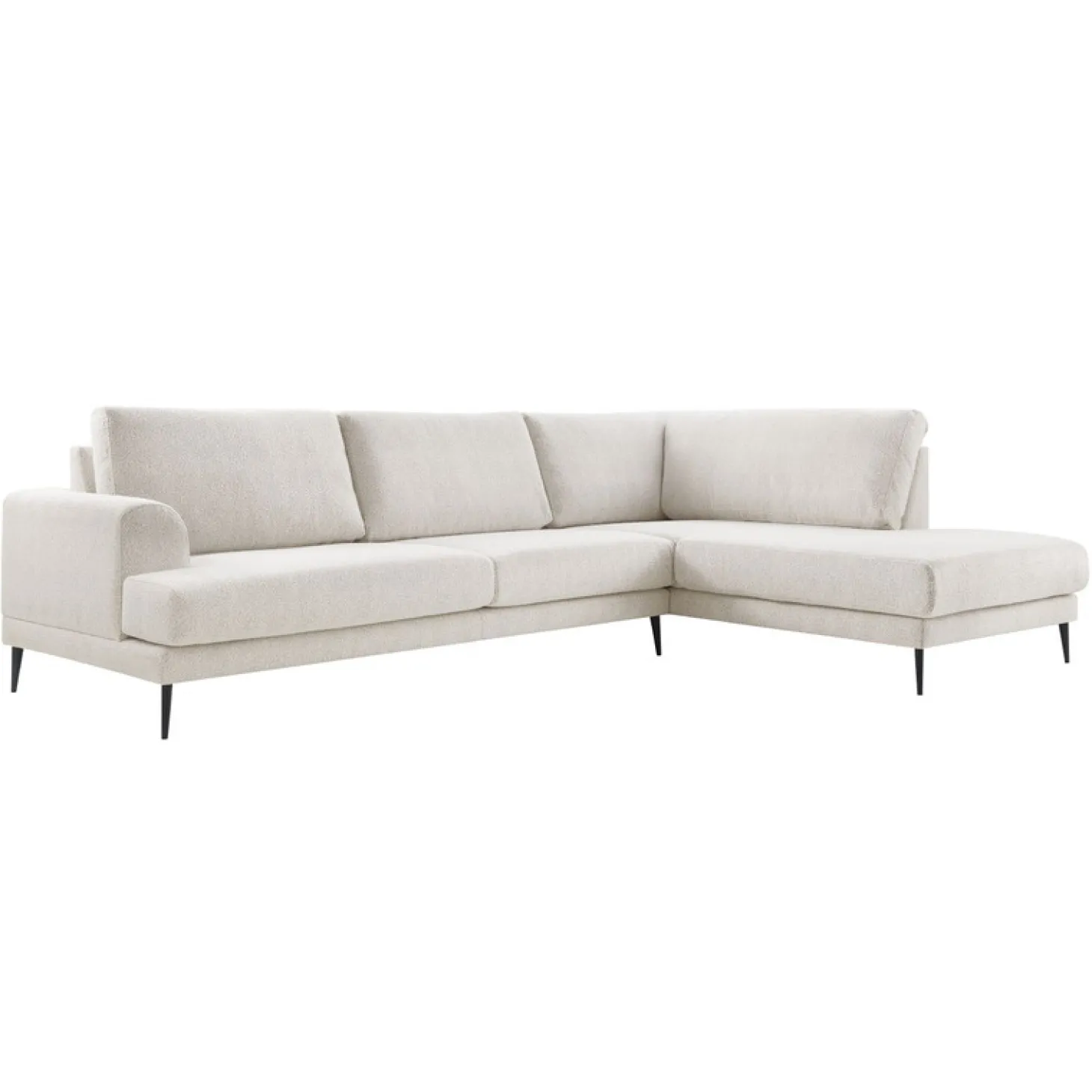 Hoekbank rechts Ansio Beige supreme comfort