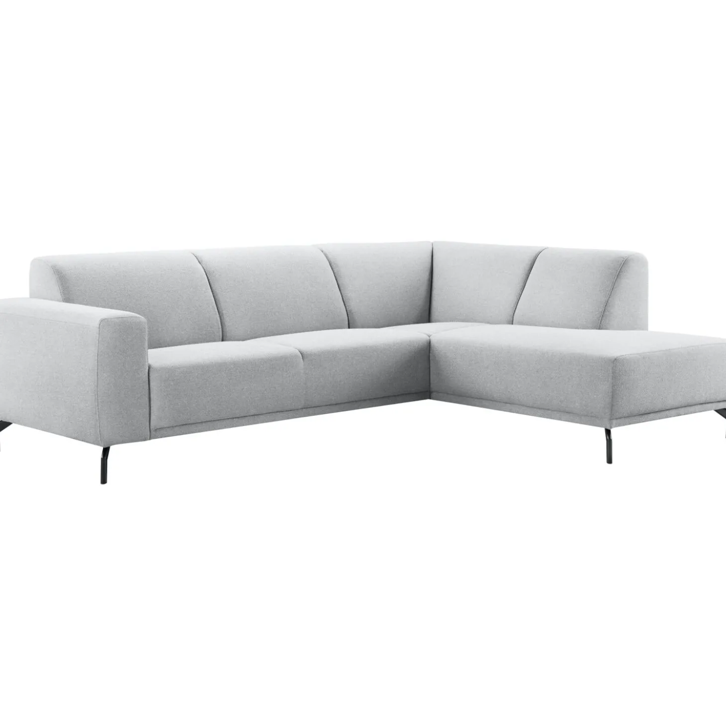 Hoekbank rechts Bellanti Lichtgrijs premium comfort