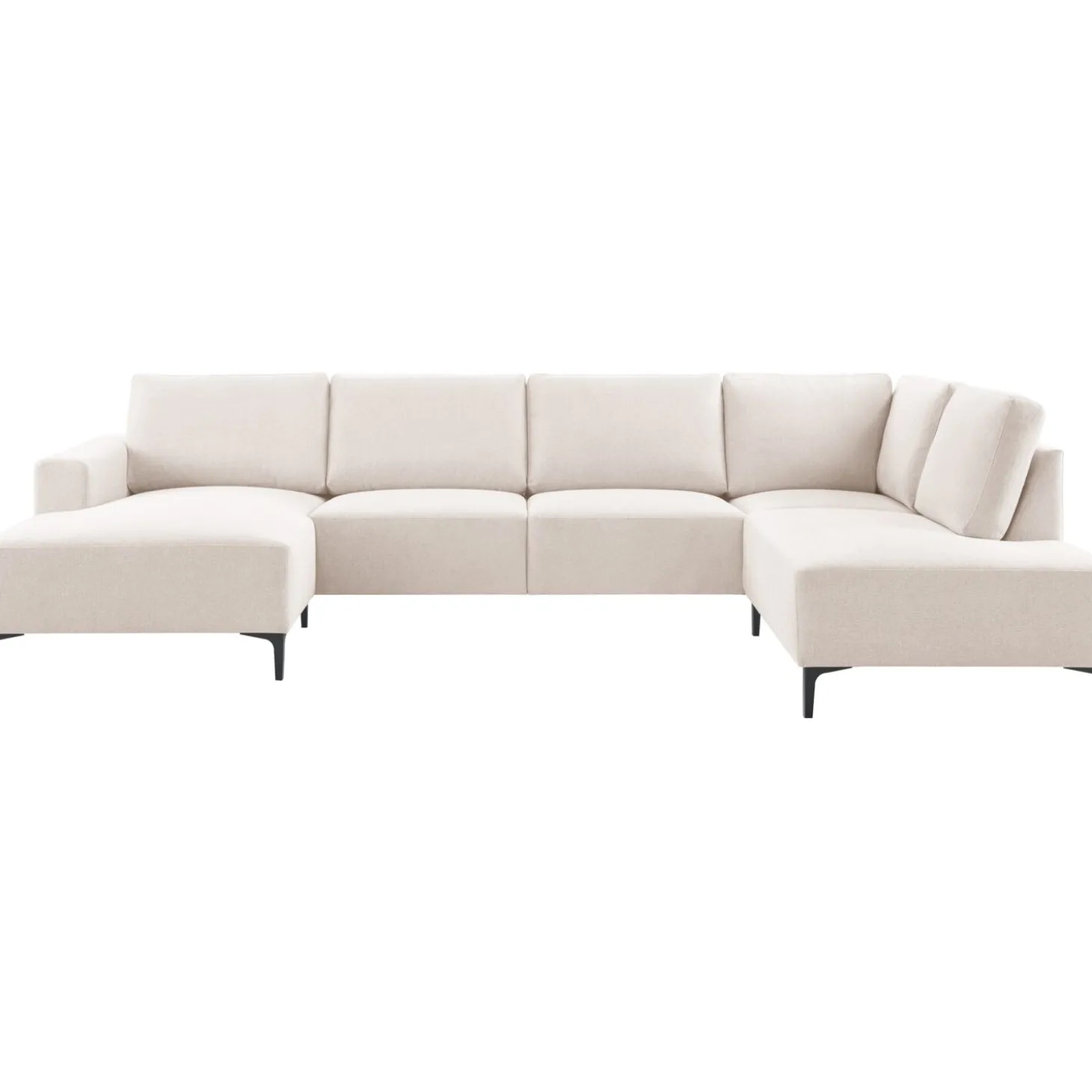 Hoekbank rechts Fabria Groot beige basic comfort
