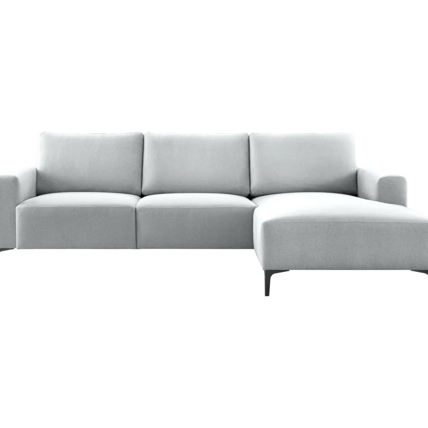 Hoekbank rechts Fabria Lichtgrijs basic comfort