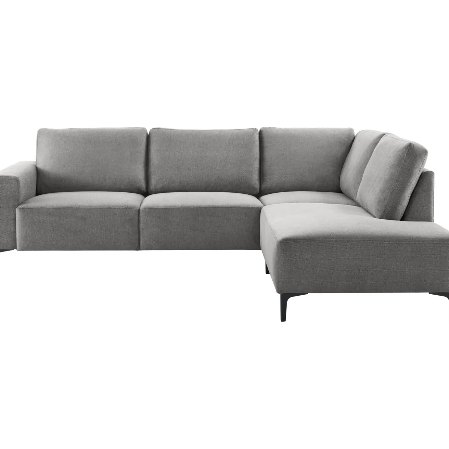 Hoekbank rechts Fabria Middel donkergrijs basic comfort