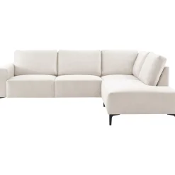Hoekbank rechts Fabria Middel beige basic comfort