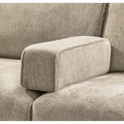 Hoekbank rechts Licato Taupe relaxfunctie excellent comfort
