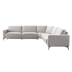Hoekbank rechts Moscato Lichtgrijs exelent comfort