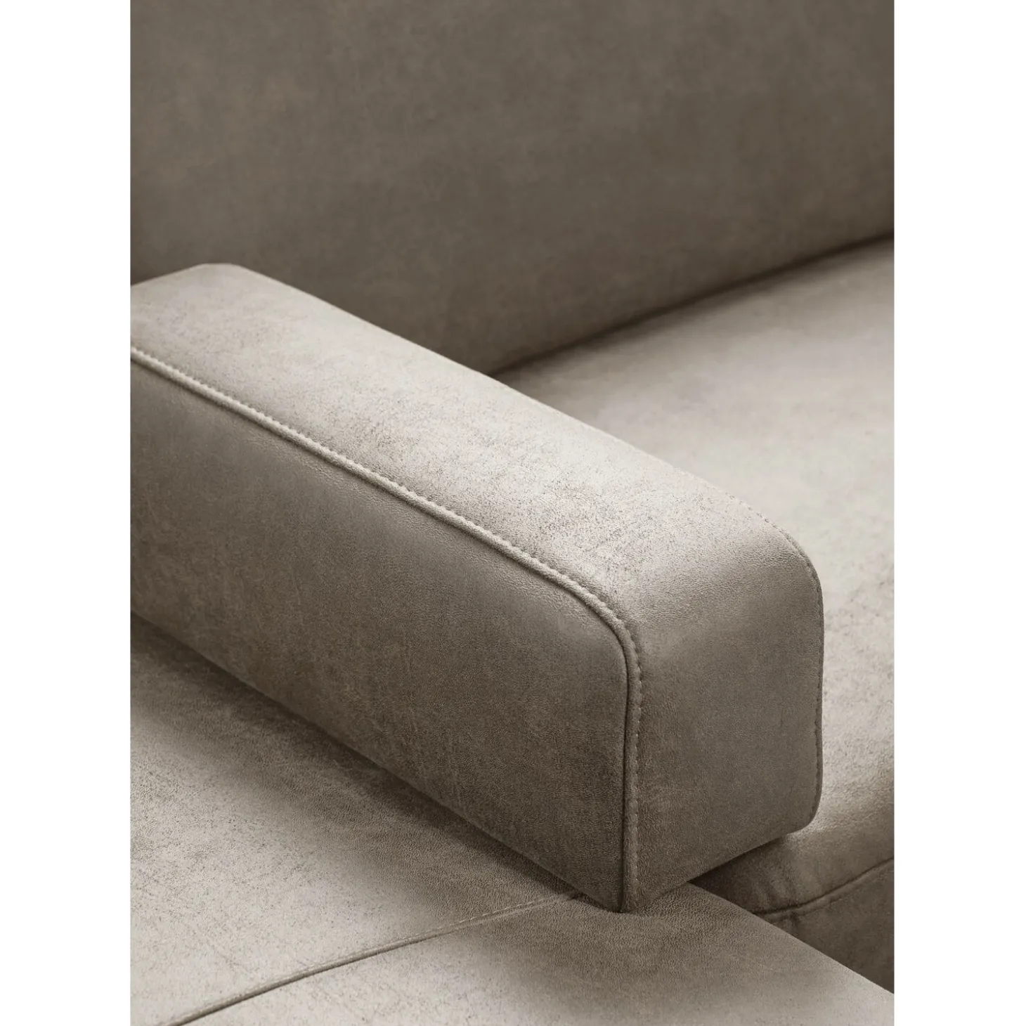 Hoekbank rechts Moscato Traagschuim beige relaxfunctie