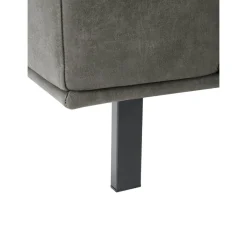 Hoekbank rechts Pantini Microleder grafiet premium comfort