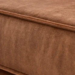 Hoekbank rechts Pomonte Velvet bruin basic comfort