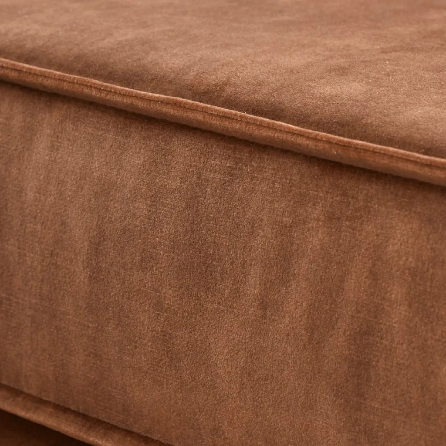 Hoekbank rechts Pomonte Velvet bruin basic comfort