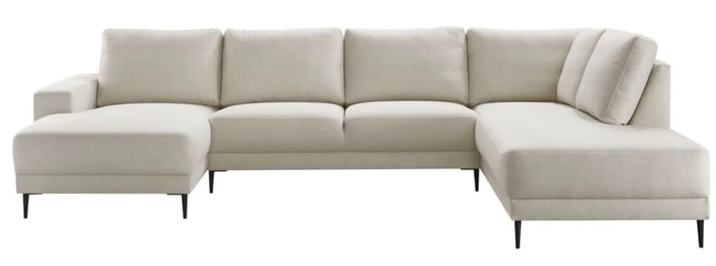 Hoekbank rechts Portona Ecru premium comfort
