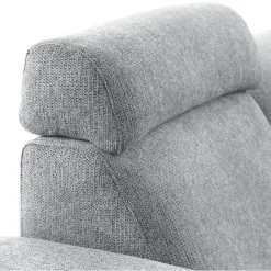 Hoekbank rechts Puento Gerecycled polyether HR-zitting grijs