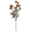 Kunstbloem Varenzo Bol distel oranje