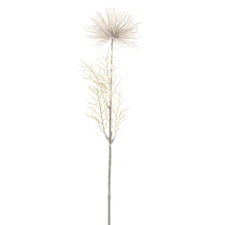 Kunstbloem Varenzo Flocked pine bruin