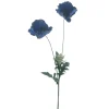 Kunstbloem Varenzo Klaproos blauw