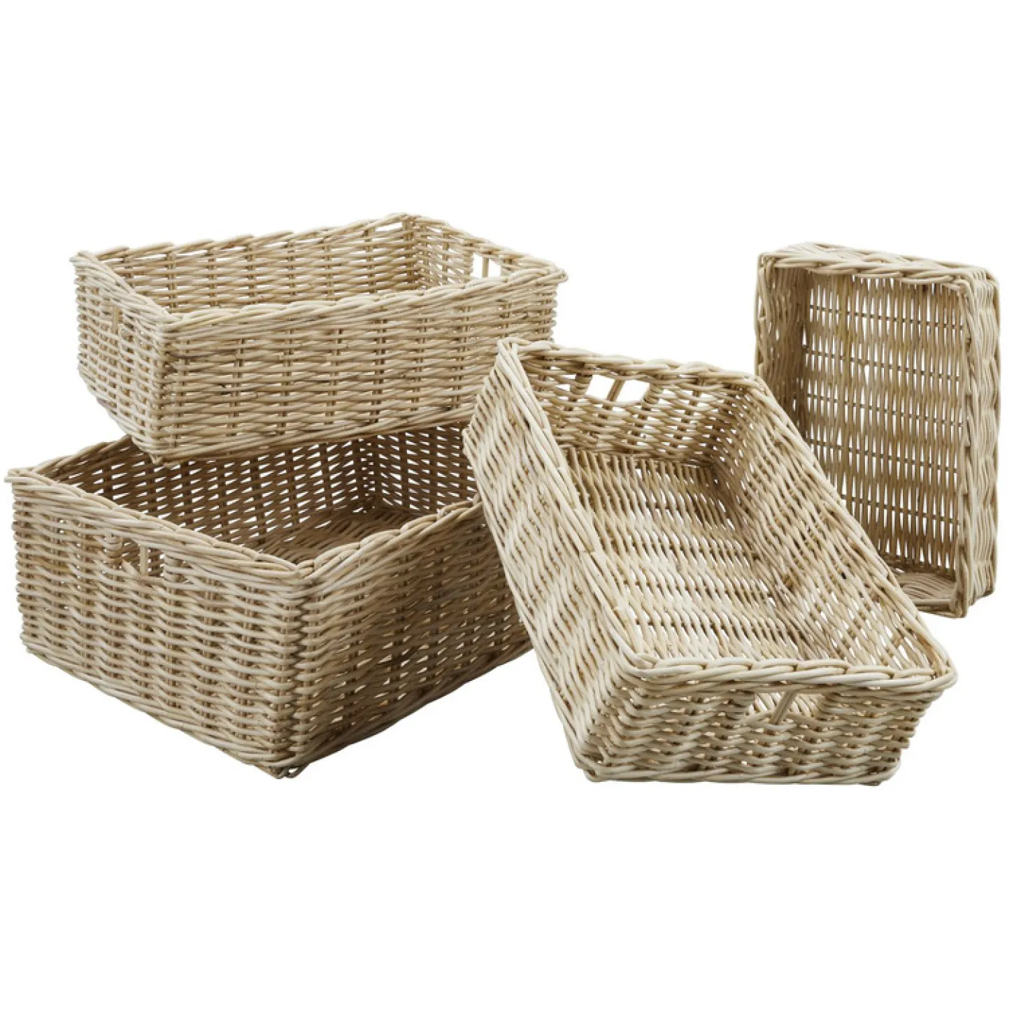 Mand Cestelli Rechthoek L naturel