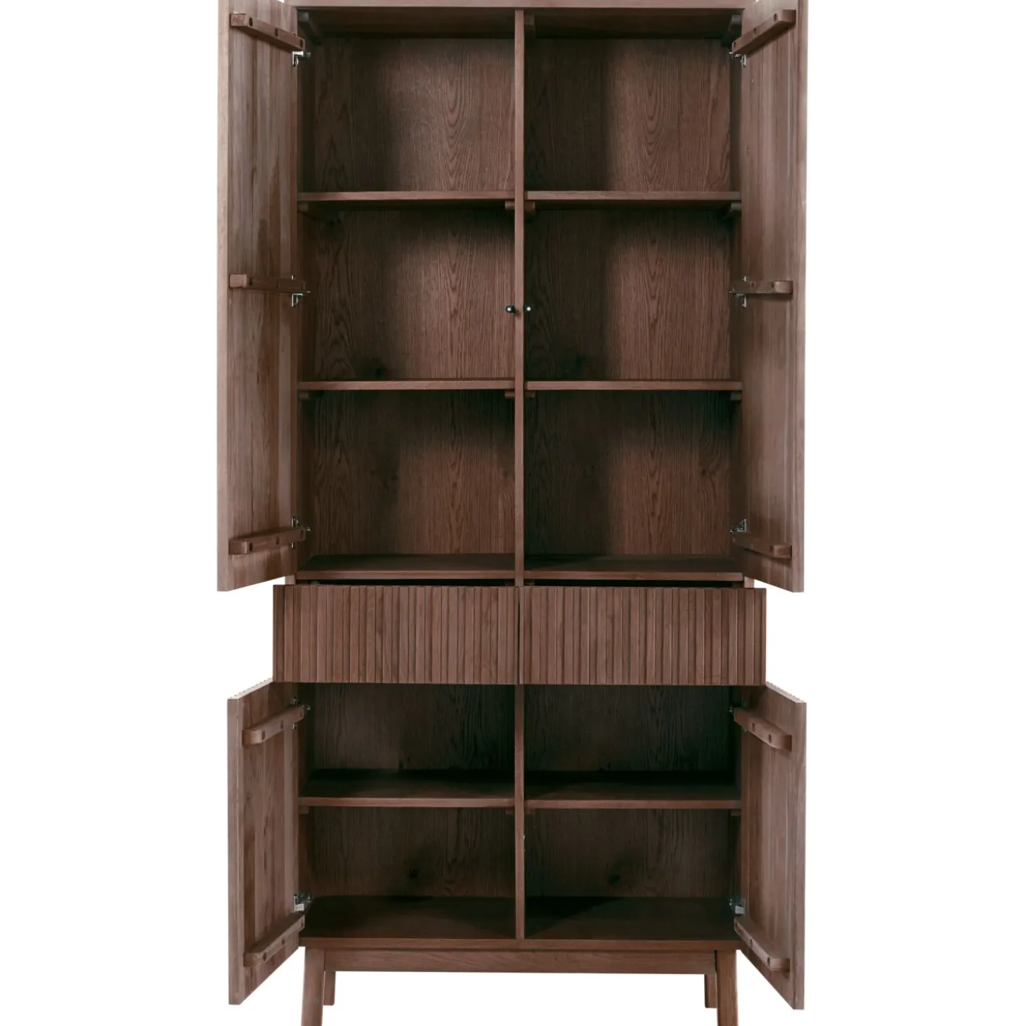 Opbergkast Arrosto Eikenhout 202x90x45 cm Dark Roast