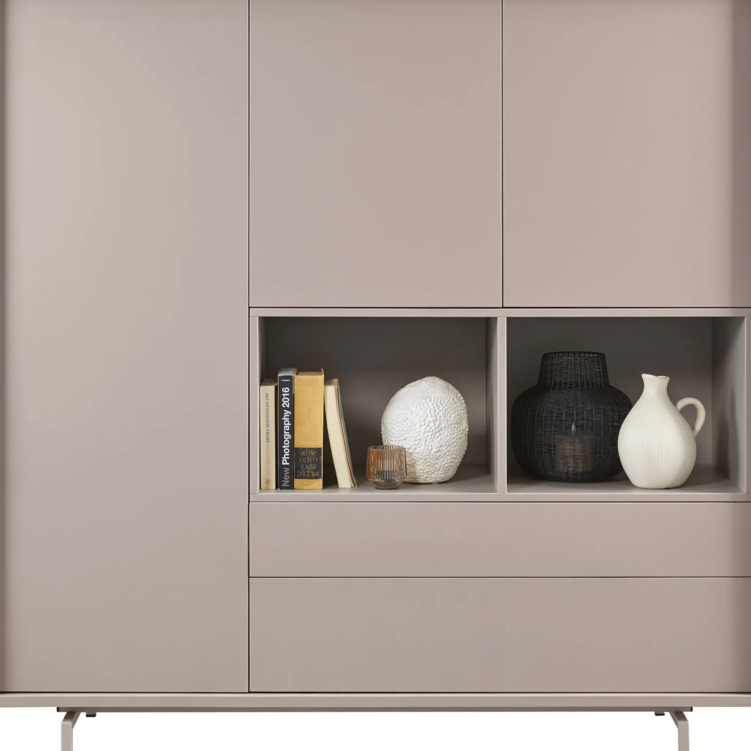 Opbergkast Famosa Grijs 150x150x45 cm