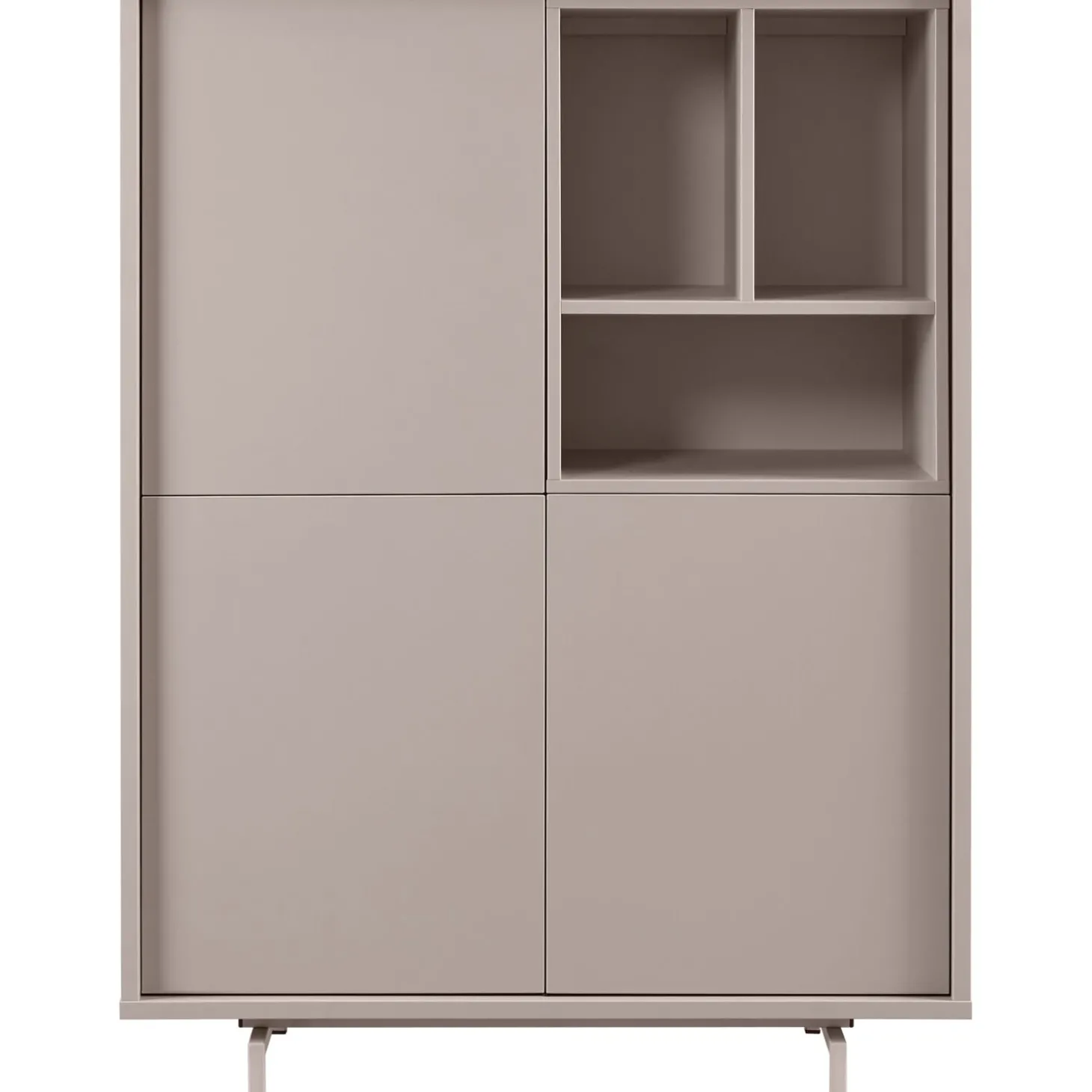Opbergkast Famosa Grijs 136x102x45 cm