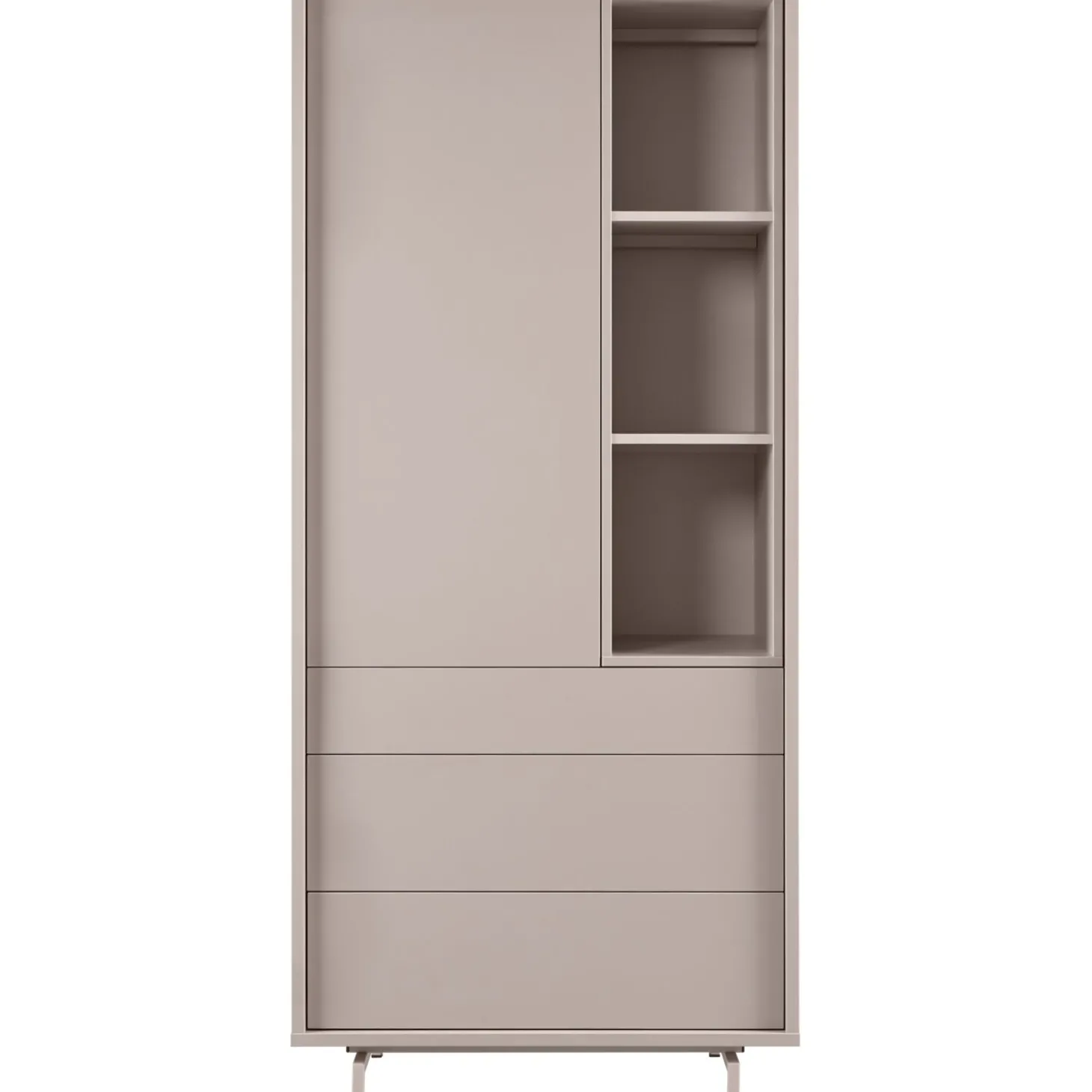 Opbergkast Famosa Grijs 187x83x45 cm